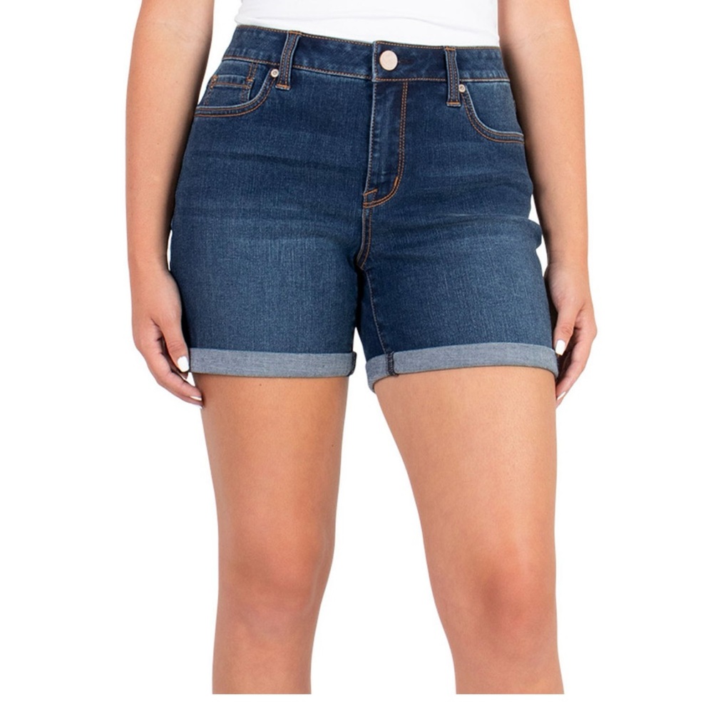 Women's Denim Shorts - Dark Blue